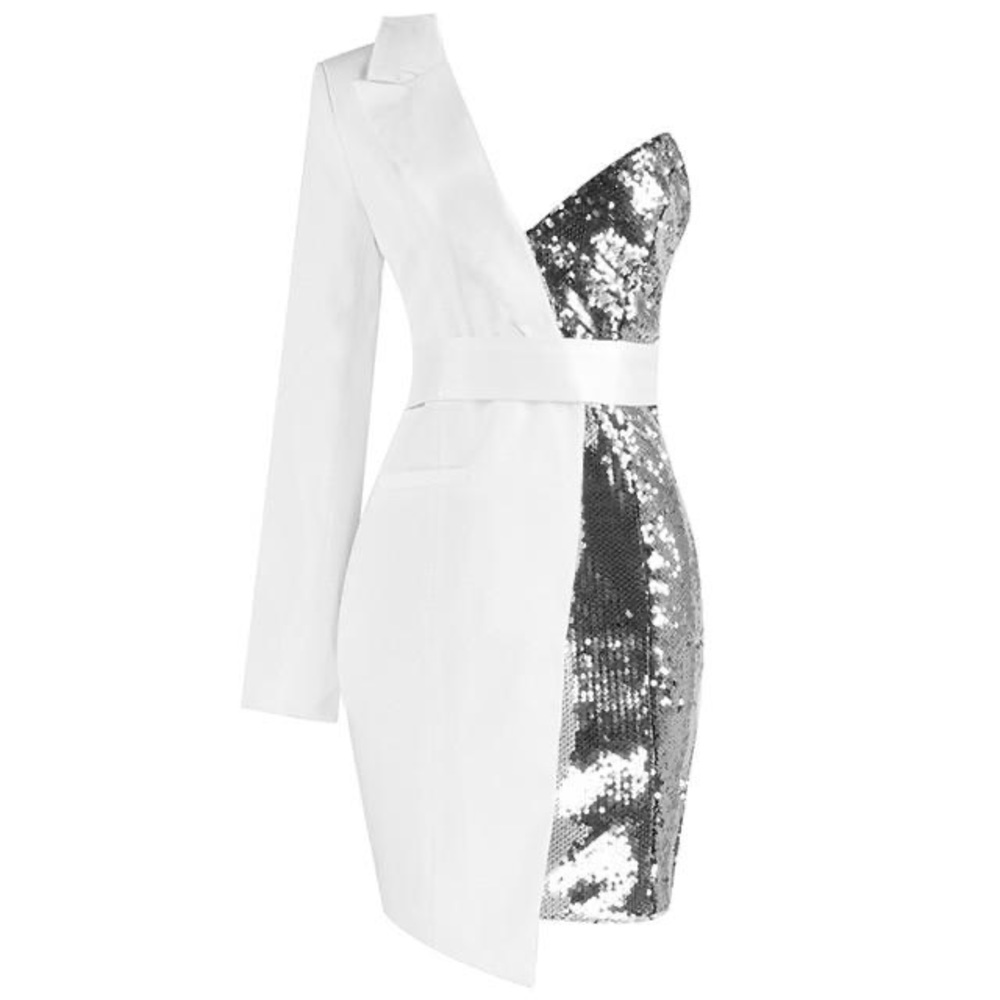 COPY - Shop kultivate tuxedo sequin dress